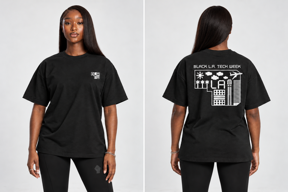 Black L.A. Tech Week - The Digital City Is Mine T-Shirt