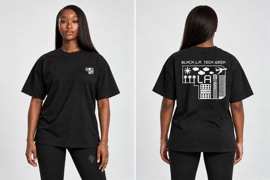 Black L.A. Tech Week - The Digital City Is Mine T-Shirt